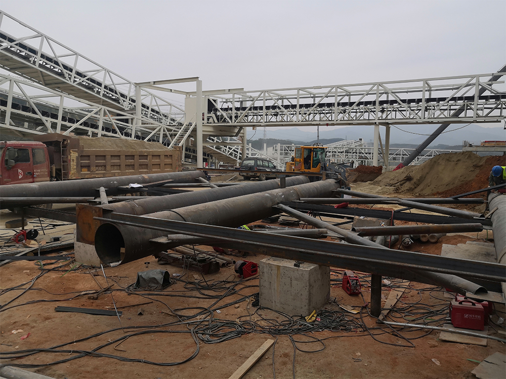 兰州螺旋钢板仓湛江5000吨项目进展